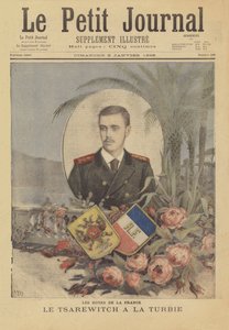 Královští návštěvníci Francie: Ruský carevič v La Turbie od after Henri Meyer