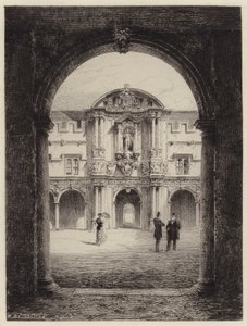 Gateway of St Johns College od after Henri Toussaint