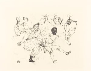 Footit and Chocolat (Footit et Chocolat) od after Henri de Toulouse Lautrec