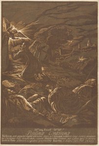 Kristus na hoře Olivetské od after Jacopo Bassano John Baptist Jackson