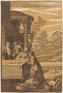 Ponory a Lazarus (levý panel) od after Jacopo Bassano John Baptist Jackson
