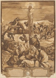 Ukřižování [střední panel] od after Jacopo Tintoretto John Baptist Jackson