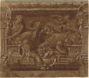 Prorok a Sybil od after Jacopo Zanguidi Italian 16th Century called Bertoia