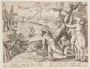 Fowling od after Jan van der Straet, called Stradanus