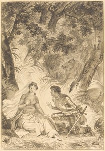 Nevěsta krále Garbe: Rytíř od after Jean Honoré Fragonard