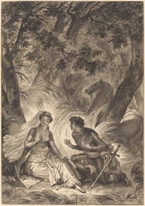 Nevěsta krále Garbe: Rytíř od after Jean Honoré Fragonard