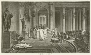 Smrt Caesara od after Jean Leon Gerome