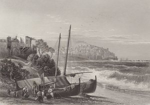 Jaffa, starověká Joppa od after John Douglas Woodward