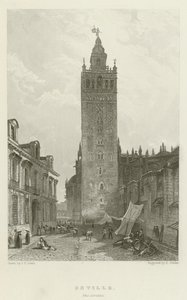Sevilla, Giralda od after John Frederick Lewis