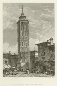 Šikmá věž v Zaragoze od after John Frederick Lewis