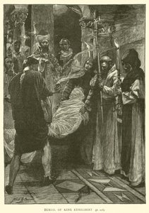 Pohřeb krále Ethelberta od after John Henry Frederick Bacon