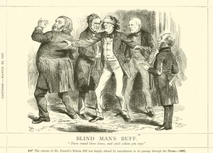 Hra na slepou bábu od after John Tenniel
