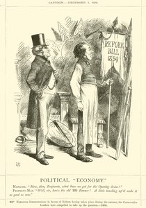 Politická ekonomika od after John Tenniel