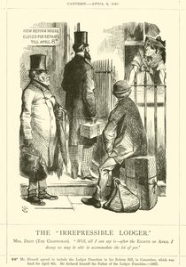 Neodolatelný nájemník od after John Tenniel