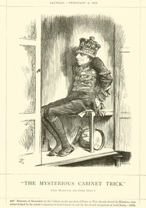 Záhadný trik se skříní od after John Tenniel