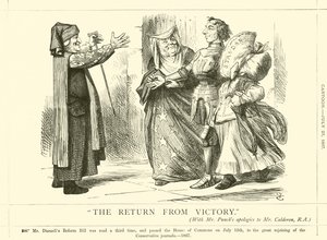 Návrat z vítězství od after John Tenniel