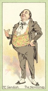 Pan Gandish, The Newcomes (chromolitho)
