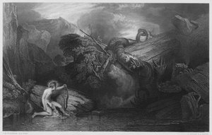 Apollo Killing the Python, z obrázku v Národní galerii