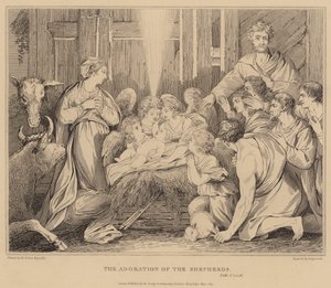 Klanění pastýřů, Lukáši od after Joshua Reynolds