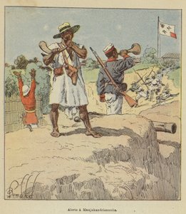 Upozornění v Manjakandrianomba od after Louis Charles Bombled