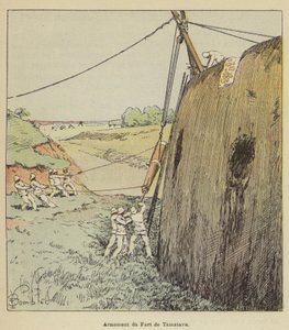 Výzbroj Fort de Tamatave od after Louis Charles Bombled