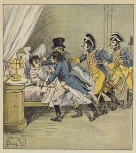 Zatčení Pichegru od after Louis Charles Bombled