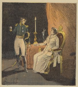 Zatčení papeže generálem Radetem od after Louis Charles Bombled