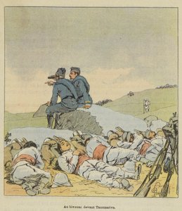 V bivaku před Antananarivem od after Louis Charles Bombled