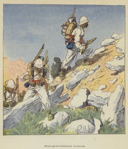 Předvoj námořní pěchoty od after Louis Charles Bombled