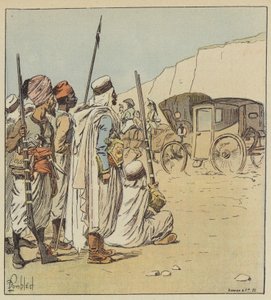 Toto auto Araby překvapilo od after Louis Charles Bombled