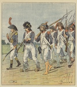 Denument de larmee dItalie od after Louis Charles Bombled