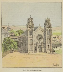 Kostel jezuitů v Antananarivo od after Louis Charles Bombled