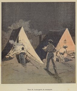 Venkovská pekárna pec od after Louis Charles Bombled