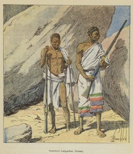Madagaskarští válečníci, Baras od after Louis Charles Bombled