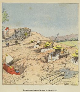Hovas zakořeněný na silnici Antananarivo od after Louis Charles Bombled