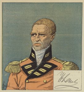 Hudson Lowe z kresby v Národní knihovně, Loweův podpis od after Louis Charles Bombled