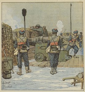 Baterie Chevilly Marine od after Louis Charles Bombled