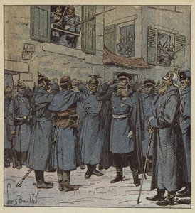Kapitán Pendezec a generál Treskow od after Louis Charles Bombled