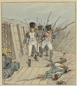 Kapitán de Chambure, vůdce této slavné společnosti atd. od after Louis Charles Bombled