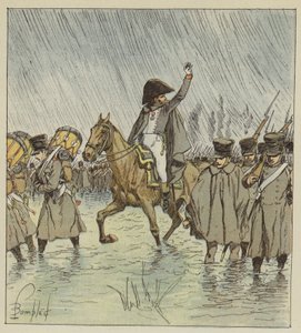 Přepad překvapil vojáky v plném provozu od after Louis Charles Bombled