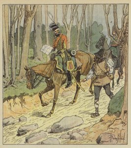 Generál Stengel byl vynikající husarský důstojník od after Louis Charles Bombled
