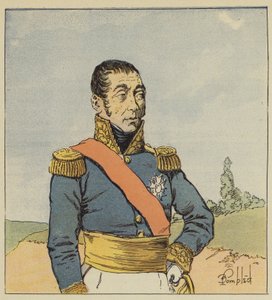maršál Grouchy od after Louis Charles Bombled