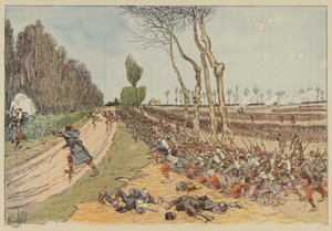 Francouzi unesou park Coulmiers od after Louis Charles Bombled