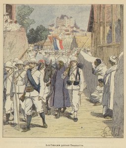Francouzi opouštějí Antananarivo od after Louis Charles Bombled