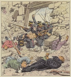 Japonci vstupují do Pekingu od after Louis Charles Bombled
