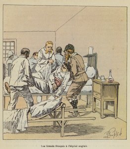 Francouzi zraněni v anglické nemocnici od after Louis Charles Bombled