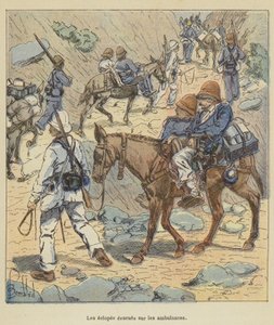 Eklopy byly evakuovány na sanitkách od after Louis Charles Bombled