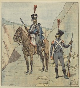 Provincie sousedící s Turky měly chorvatské pluky od after Louis Charles Bombled