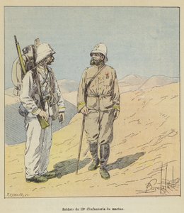Vojáci 13. námořní pěchoty od after Louis Charles Bombled