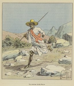 Kurýr od královny od after Louis Charles Bombled